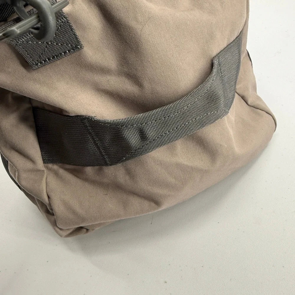 Cotopaxi Duffel Bag Unisex Tan Canvas Backpack Straps Travel Luggage